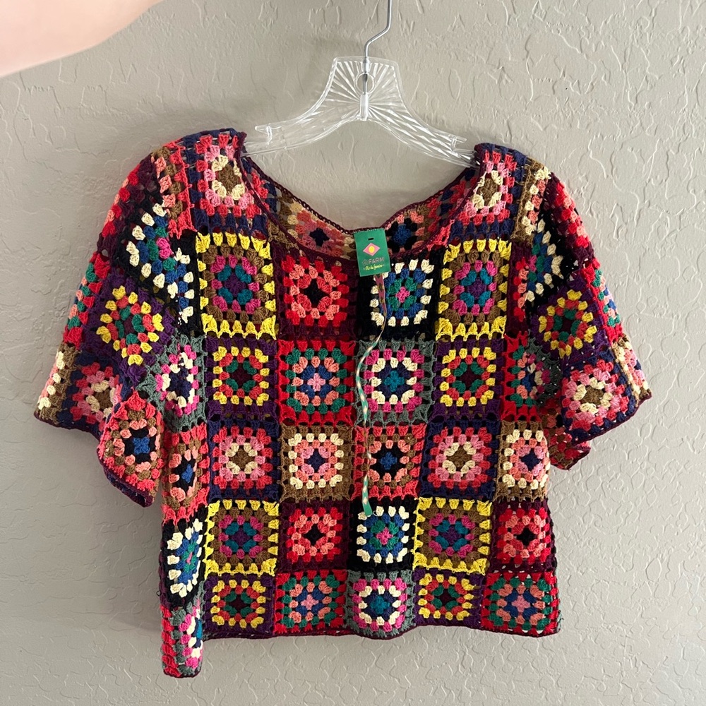 Anthropologie Farm RIO Crochet Top